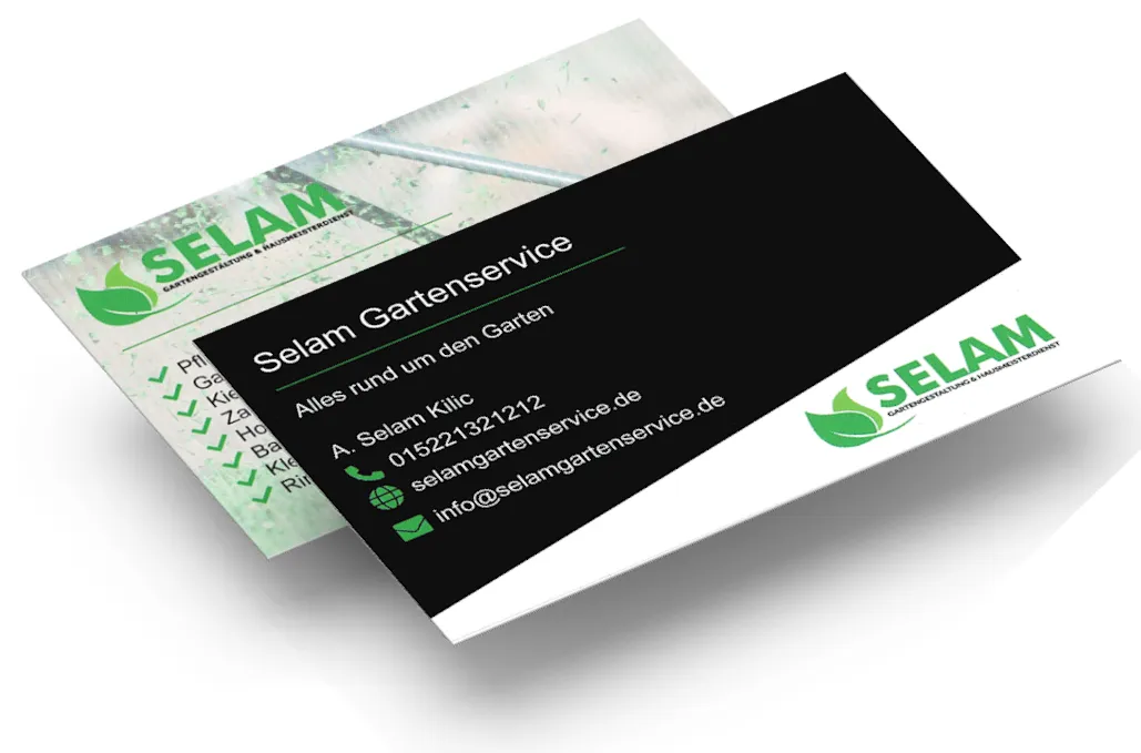 Visitenkarte von Selam Gartenservice