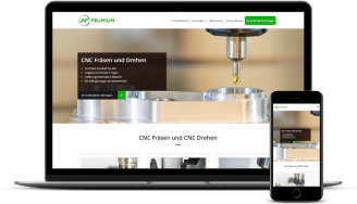 CNC Premium Webseite