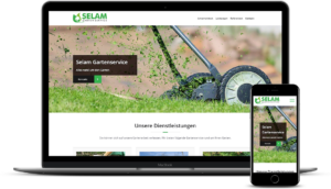 Selam Gartenservice Webseiten Erstellung
