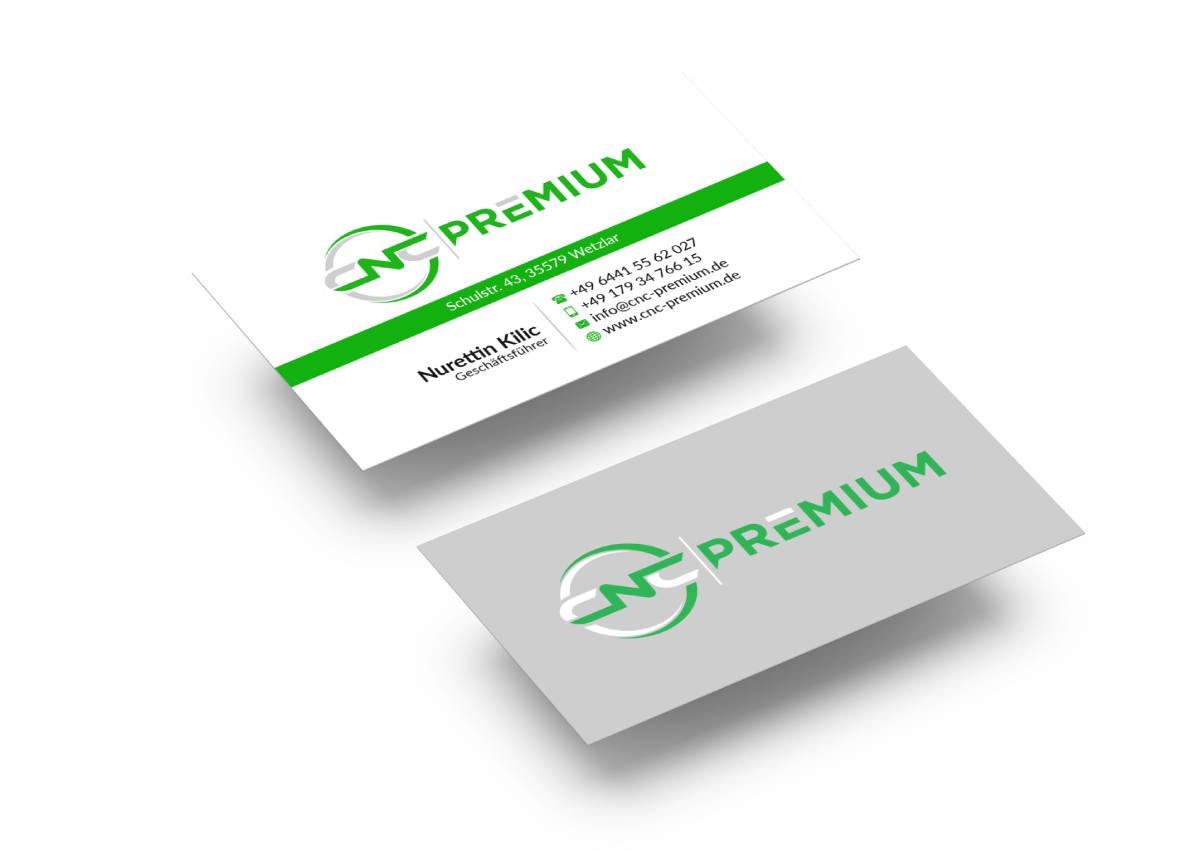 Visitenkarte CNC Premium
